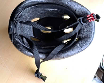 Photo of free Green kids bike helmet (OX14 off Colwell Drive) #2