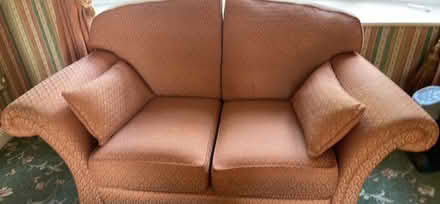 Photo of free Immaculate 2 seater sofa & footstool (Cannock WS11) #1
