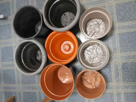 Photo of free Large plastic plant pots (Woolton L25) #1