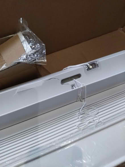 Photo of free White faux wood blind (Wigan WN3) #3