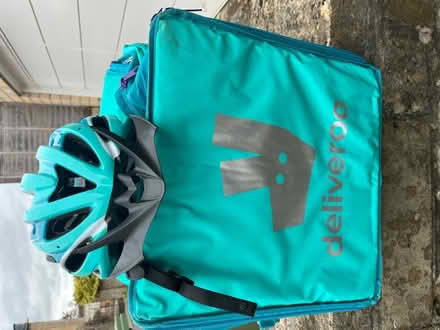 Photo of free Deliveroo bag and helmet (Widcombe) #1