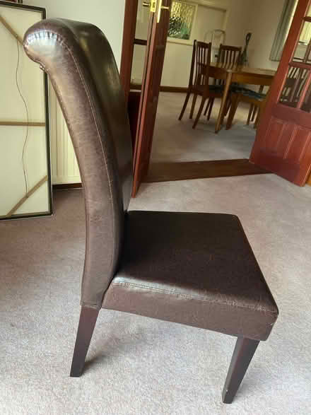 Photo of free Faux leather chair (Ex4 4aa) #3