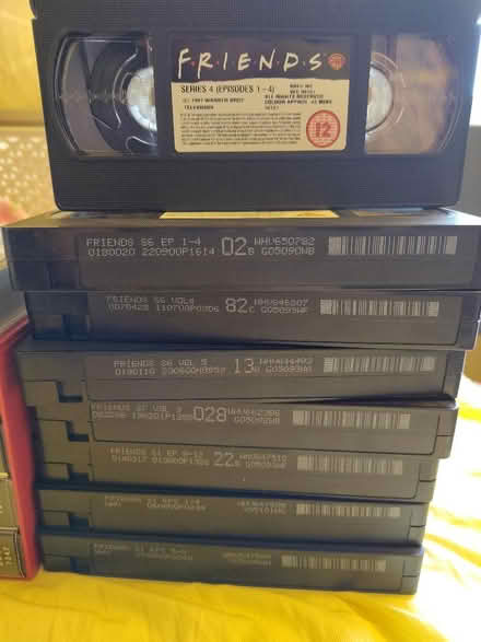 Photo of free FRIENDS VHS tapes no cases (Alcester Lanes End B13) #1