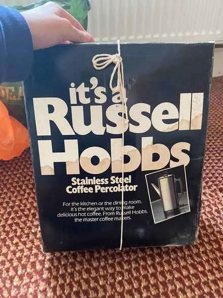 Photo of free Russell & Hobbs coffee percolator (Queens Park W9) #1