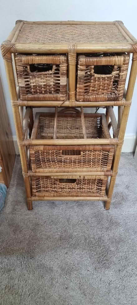 Photo of free Free standing wicker drawers (Spon End CV5) #1