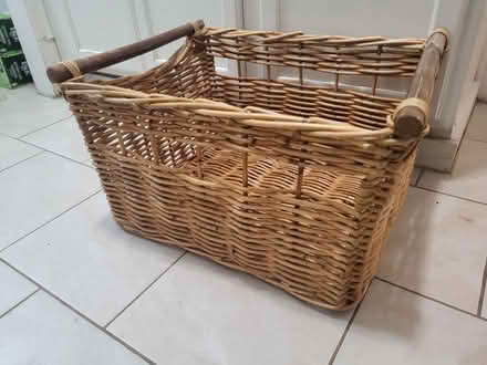 Photo of free Large Wicker Basket (Near Downtown Ypsilanti) #2
