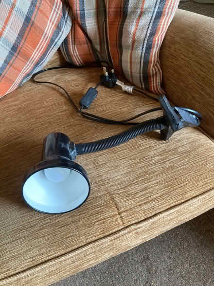 Photo of free Anglepoise Lamp Working But Clip Broken (Wales S26) #3