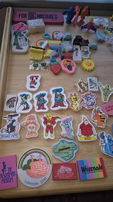 Photo of free Vintage erasers from the 80s (N18 1QD) #1