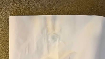 Photo of free Shower curtain, white (CB1 (Petersfield) Mill Road) #2