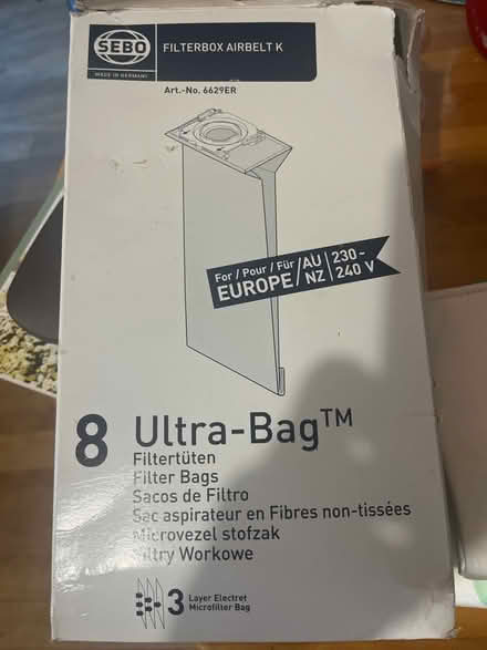 Photo of free Sebo filter box bags (SE3 westcombe park/ maze hill) #1