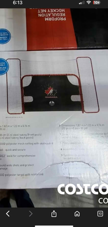 Photo of free Hockey net (Carlingwood) #1