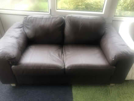 Photo of free Three and two seater leather sofas (Whiteshill GL6) #2
