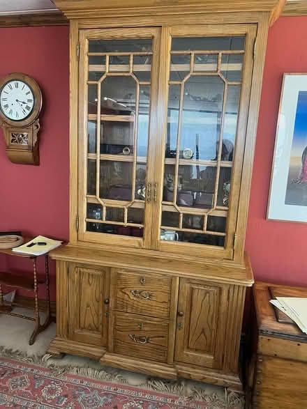 Photo of free Book case with glass doors (Valencia) #1