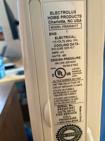 Photo of free Small air conditioner (Waltham ma) #2