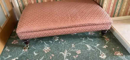 Photo of free Immaculate 2 seater sofa & footstool (Cannock WS11) #2