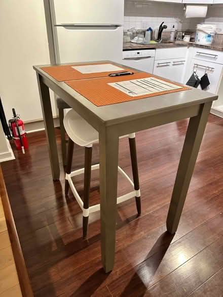 Photo of free Bistro table & stools (Brooklyn) #1