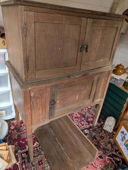 Photo of free Antique oak wash stand (Starbeck HG2) #1
