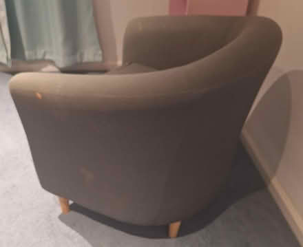 Photo of free Small chair and ottoman (SR, Bret Harte, near Jackson's) #2