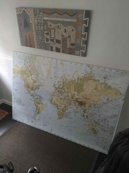 Photo of free Very large wall IKEA world map (Clapham SW4) #1