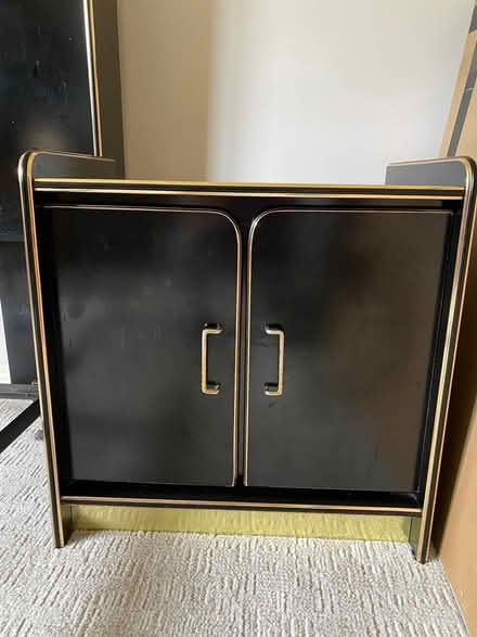 Photo of free Queen headboard c/w night tables (SE Burlington) #2