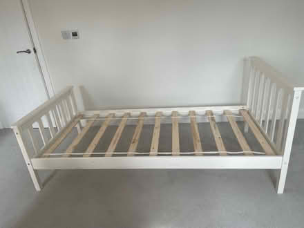 Photo of free White single bed frames x2 (Stoke Hammond MK17) #2