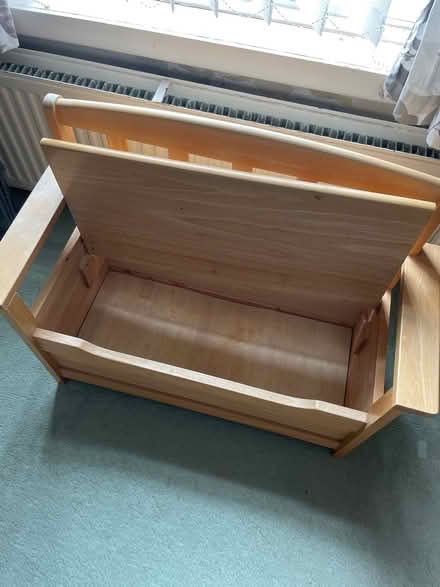 Photo of free Kids solid wood indoor bench with storage (Stanhill BB5) #4