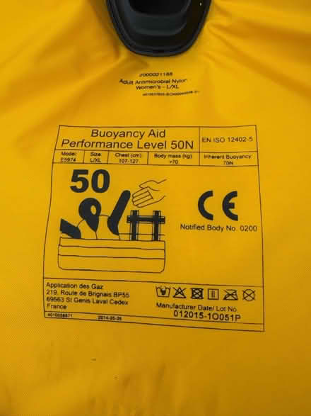 Photo of free Life jackets (Warwick CV34) #3