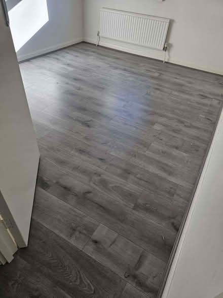 Photo of free Grey wood effect laminate (Cherry Hinton Ward CB1) #1