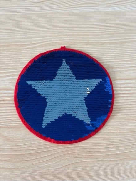 Photo of free Captain America sequin star (Westhouses, Alfreton, DE55) #1