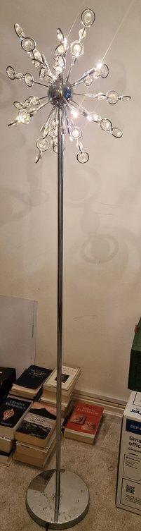 Photo of free Chrome standing lamp with dimmer switch (St Ann's Wells Gardens area BN3) #1