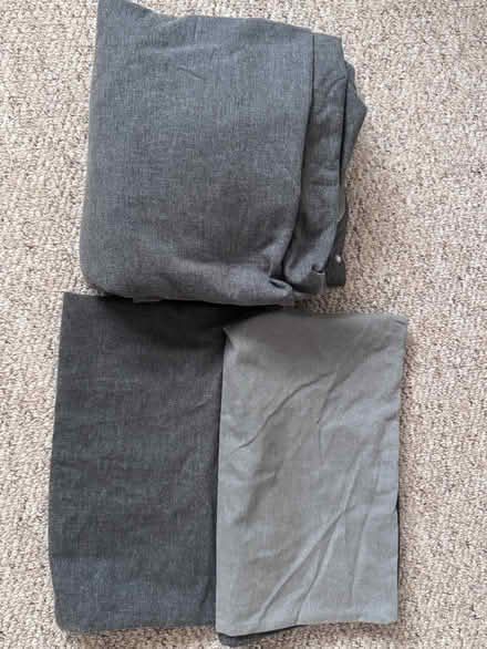Photo of free King size grey bedding (ME5) #1