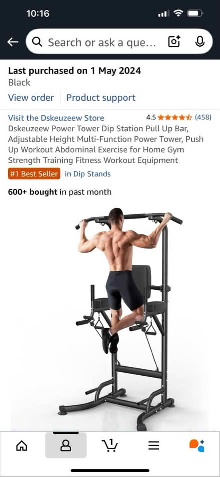 Photo of free Power Tower Dip Station Pull Up Bar (Turnpike Lane, N22) #1