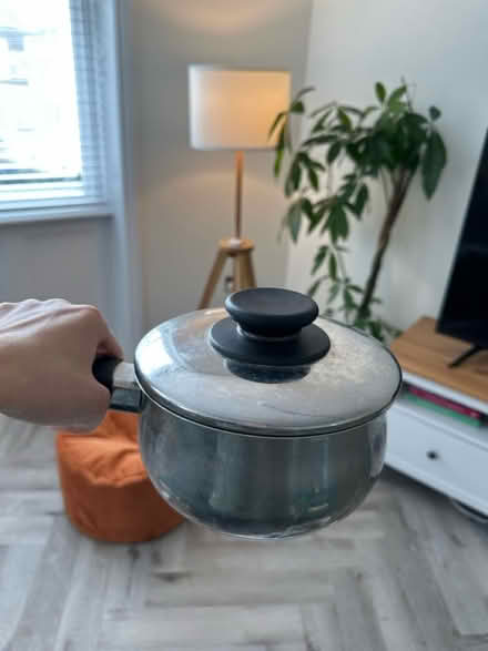 Photo of free Small saucepan with lid (Hove, Lansdowne Place, BN3) #1