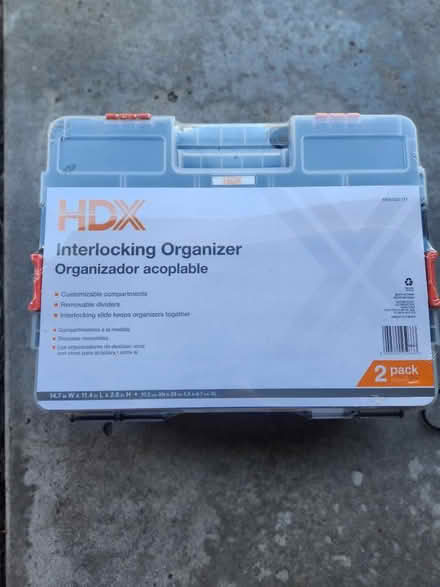 Photo of free HDX small item organizer - set of 2 (north Pontiac) #1