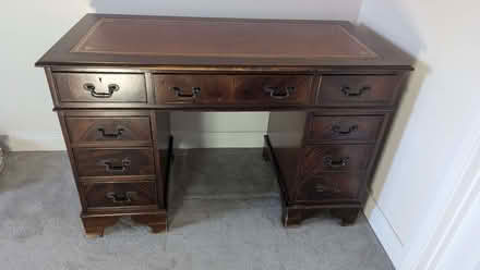 Photo of free Wooden Desk with drawers (Ullesthorpe LE17) #2