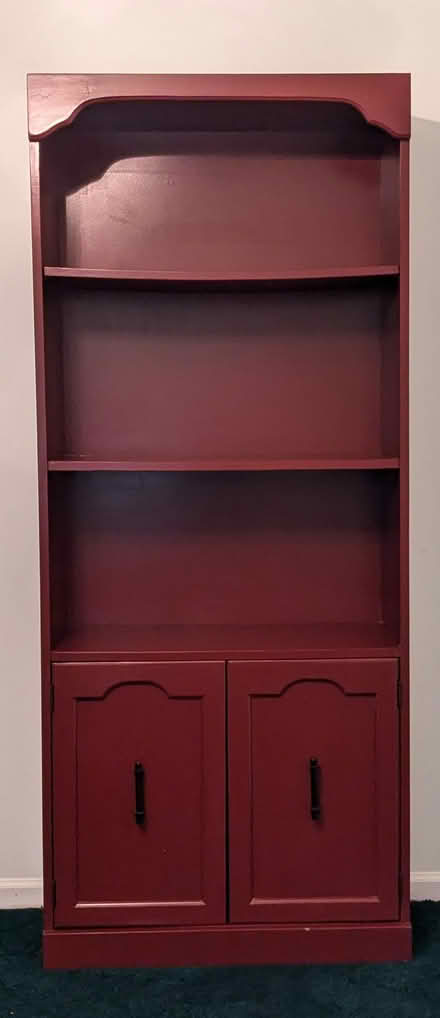 Photo of free Red Bookshelf (Reston) #1