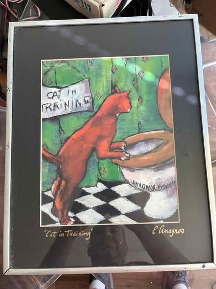 Photo of free Cat painting (Northgate) #1