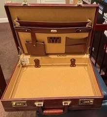 Photo of free Leather briefcase (Crown Hill) #3