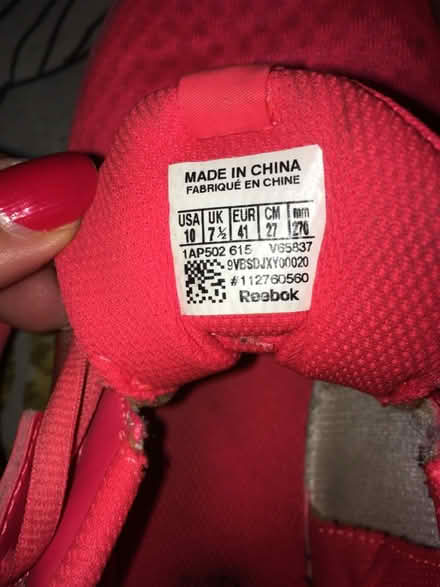 Photo of free Reebok trainers (Greenwich MV, SE10) #2