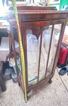 Photo of free Vintage carved wood display cabinet. (Headington OX3) #2