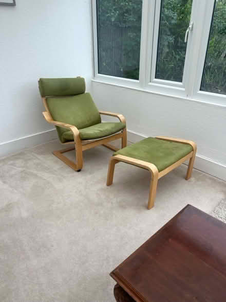 Photo of free IKEA chair and footstall (Biggin hill) #1
