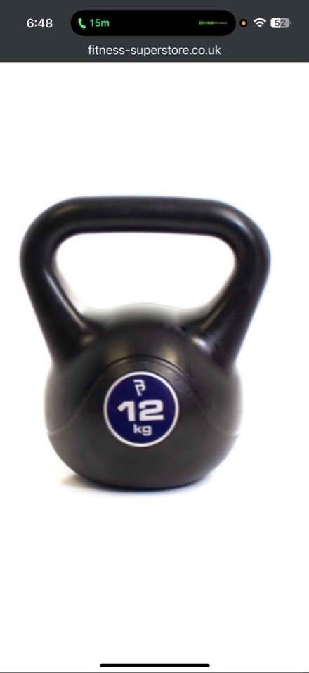 Photo of 12kg kettlebell weight (Lamorbey DA15) #1