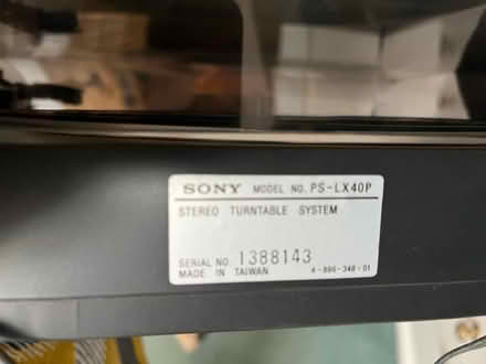 Photo of free Sony turntable and speakers (Tolworth KT6) #4