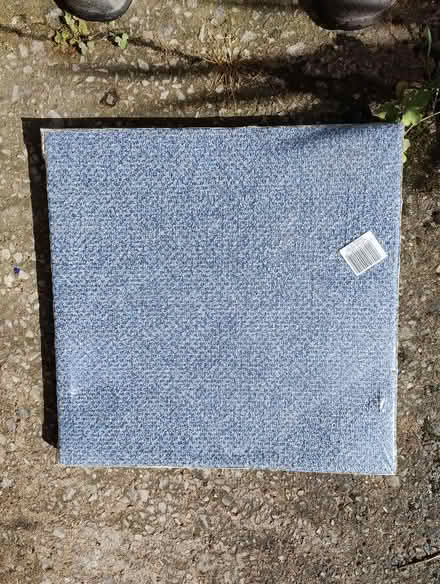 Photo of free 5 Blue carpet tiles (Cheadle Hulme SK8) #2