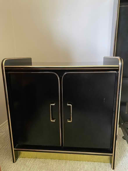 Photo of free Queen headboard c/w night tables (SE Burlington) #4