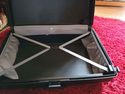 Photo of free Two large black suitcases with rear wheels and combination l (Moor Park L23) #2