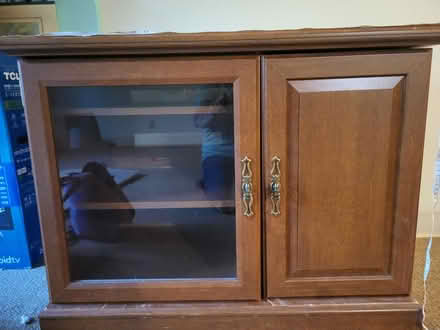 Photo of free TV Stand with some wear (Near Downtown Ypsilanti) #3