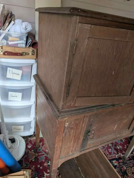 Photo of free Antique oak wash stand (Starbeck HG2) #4