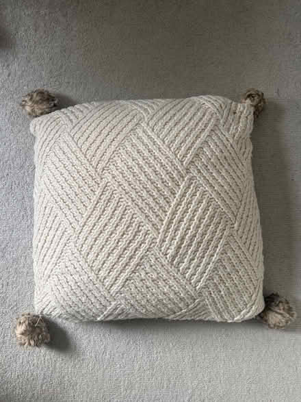 Photo of free Knitted cushion (St Margarets TW1) #1