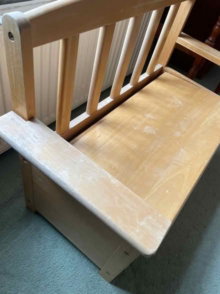 Photo of free Kids solid wood indoor bench with storage (Stanhill BB5) #2
